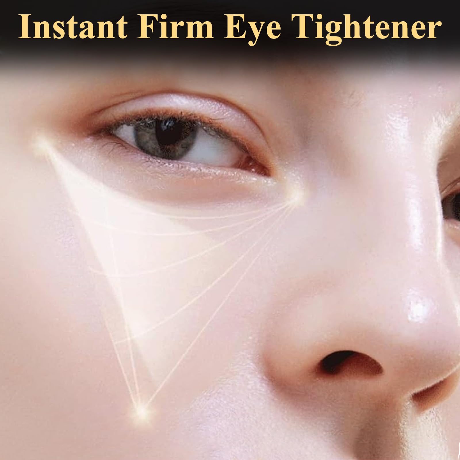 wimony Instant Eye Tightener, Eye Bag Cream Instant Firmx Eye Tightener for All Skin Eye Cream for Tightens and Smoothes for Dark Circles Fine Lines Puffiness,Fade Fine Lines (2PCS)