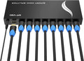 4K HDMI Splitter 1 in 8 out, 1 to 8 Distributor MT-VIKI 8 Way 1x8 For 8 Monitor HDTV CCTV 3D Supports EDID HDCP +UK Power Supply