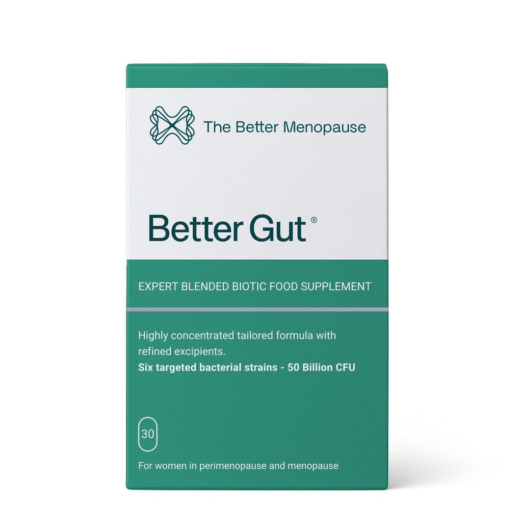 The Better Menopause | Better Gut Advanced Biotic Supplement for Women 35+ | One Month Supply