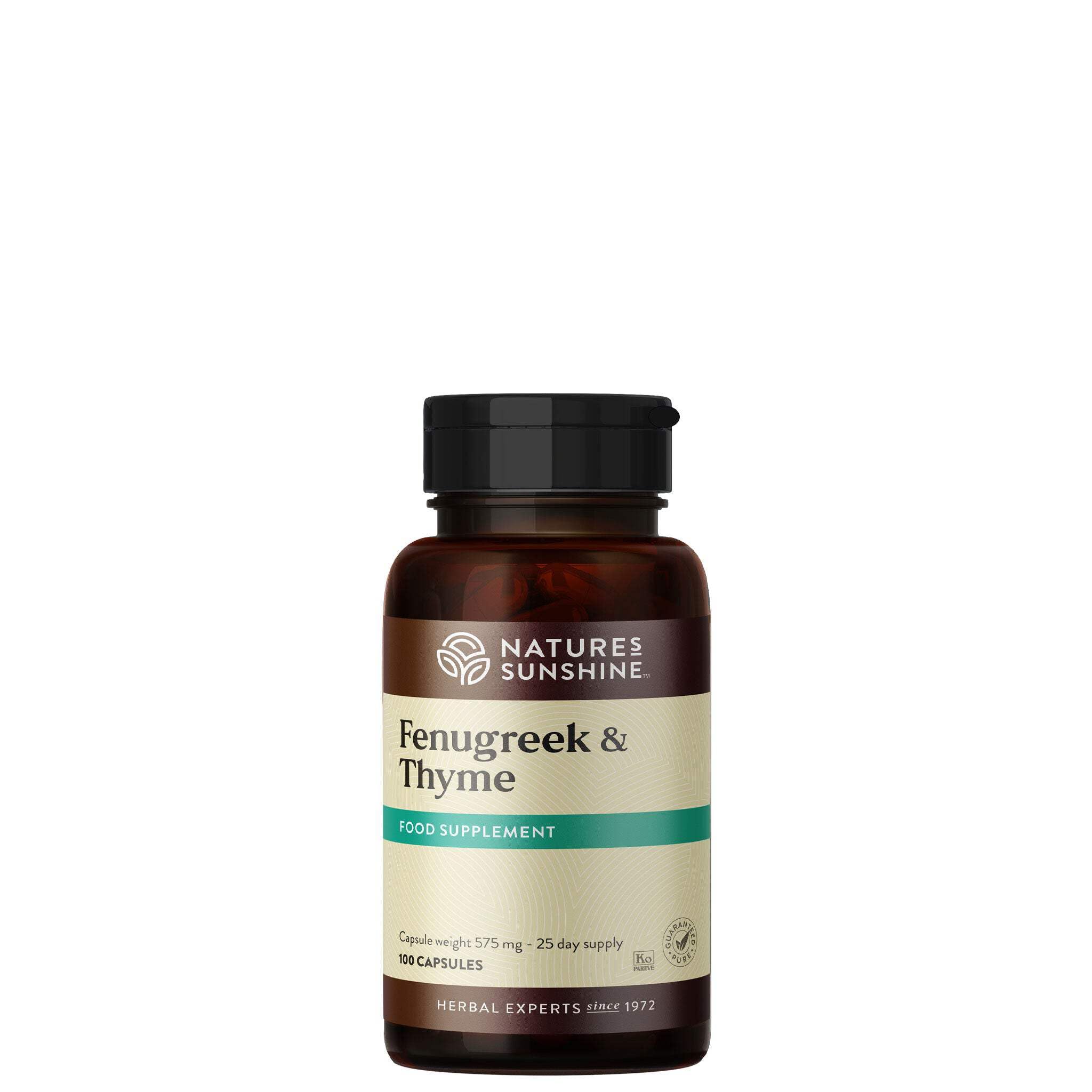 Fenugreek & Thyme - 100 Capsules - 25 Day Supply