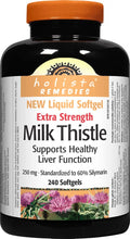 Holista Extra Strength Milk Thistle 250 mg - 240 softgels