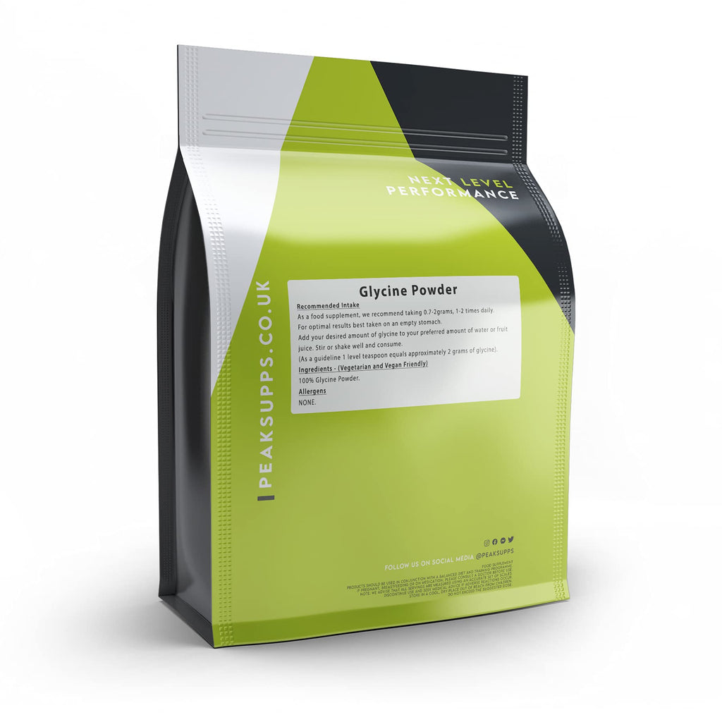 Glycine Powder 250g | Pure L-Glycine | Vegan Friendly, GMO Free