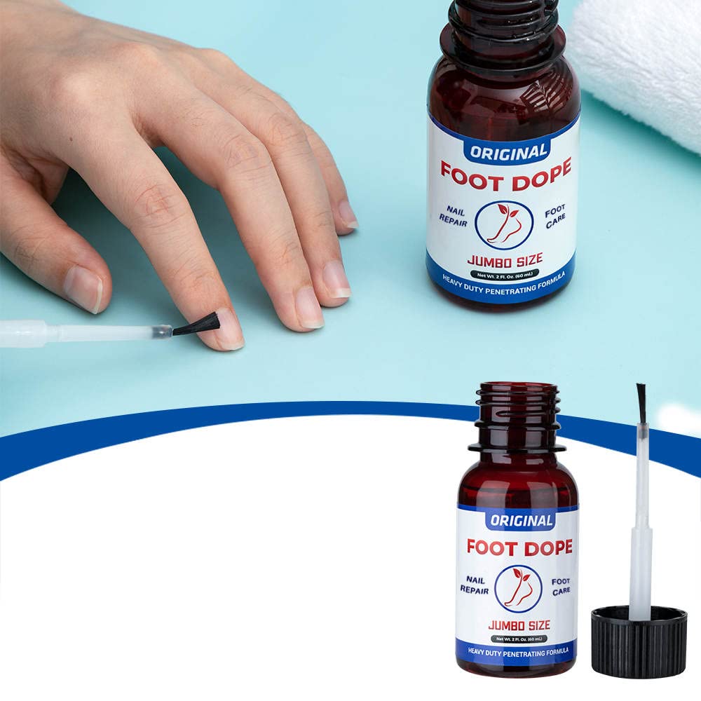 XL FOOT DOPE SNAKEROOT (Ageratina pichinchensis) & TEA TREE - Toenail FungusTreatment - Nail Care and Hardener - Snakeroot Extract,Tea Tree Oil, Oregano Oil, Almond Oil, and Peppermint.
