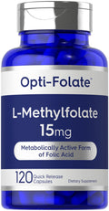 Carlyle L Methylfolate 15mg | 120 Capsules | Value Size | Max Potency