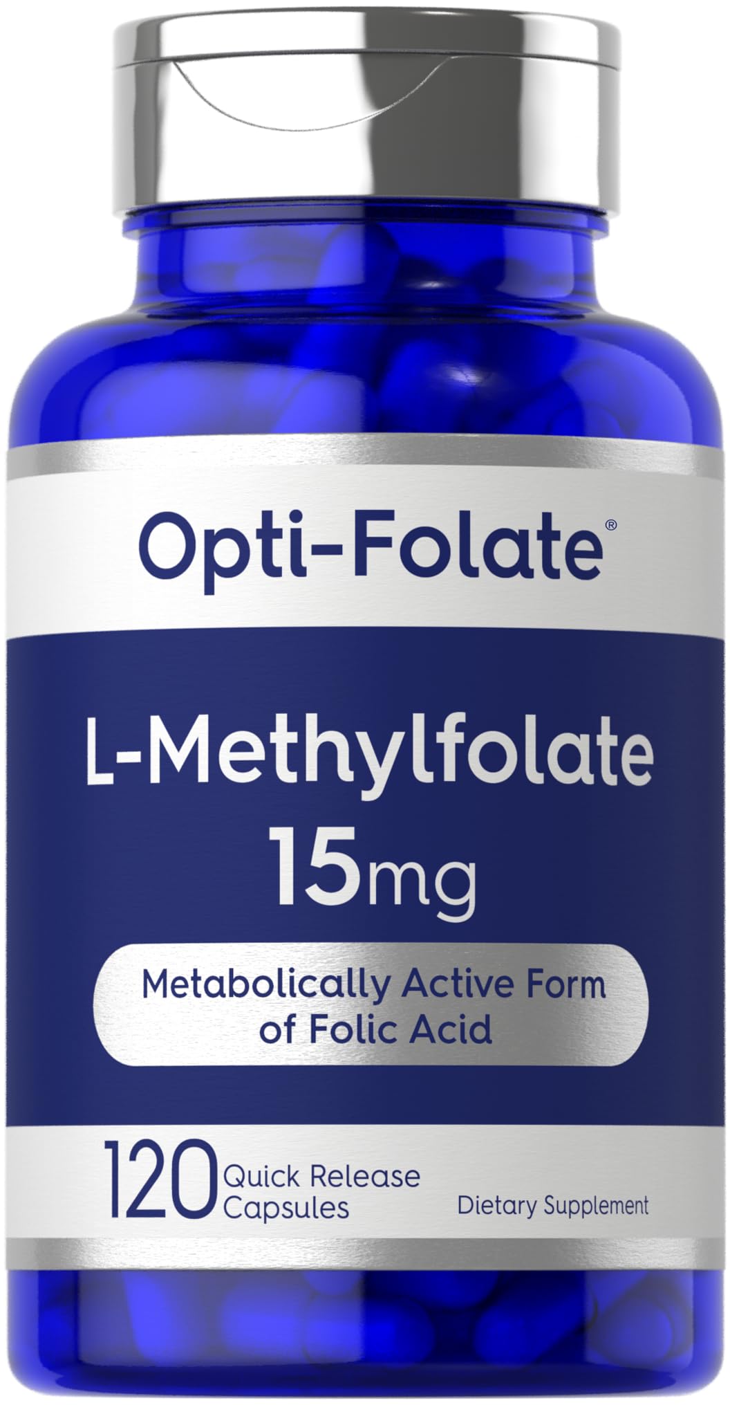 Carlyle L Methylfolate 15mg | 120 Capsules | Value Size | Max Potency