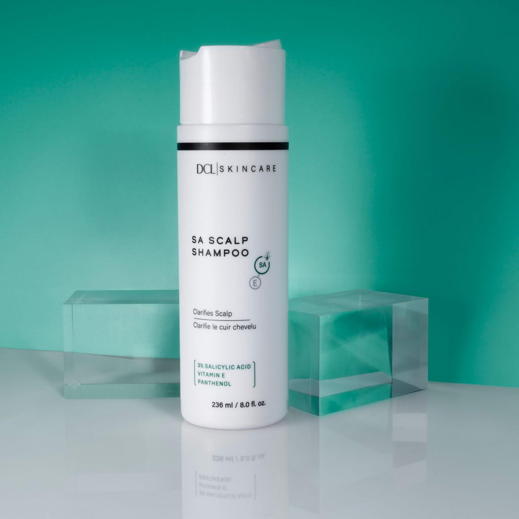 DCL Skincare SA Scalp Therapy Shampoo with Salicylic Acid for Itch & Flake Control, 8 Fl oz