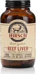 Hirsch PrimeOrgan™ 100% Organic Grass Fed UK Beef Liver Supplement Capsules