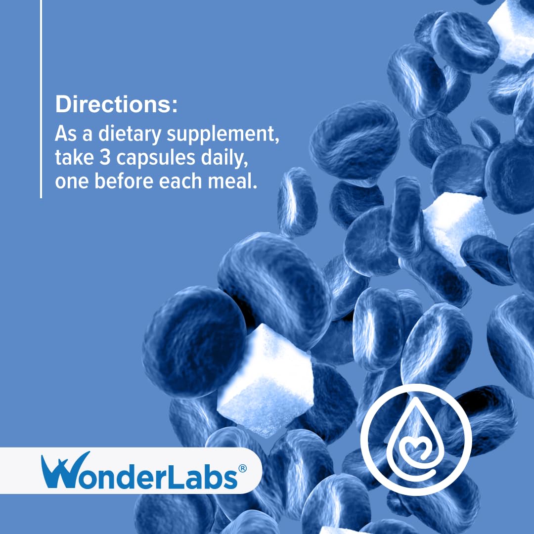 Wonder Laboratories Surperior Absorption Berberine HCL 1,500mg + Cinnamon, Chromium, and BioPerine Maintenance for Glucose, Heart & Immune System Health Gluten & GMO Free - 120 Capsules