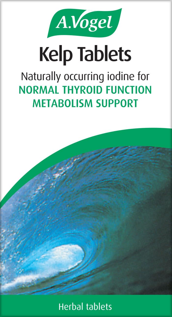 A. Vogel Kelp Tablets | Food Supplement Rich in Naturally Occurring Iodine | Supports Metabolism and Normal Thyroid Function | 240 Tablets