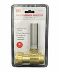 Midbrass Water Hammer Arrestor Suitable for UK Washing Machines 3/4'' Male - Female Arrester - Stops Noisy Banging Pipes Pipe Damage