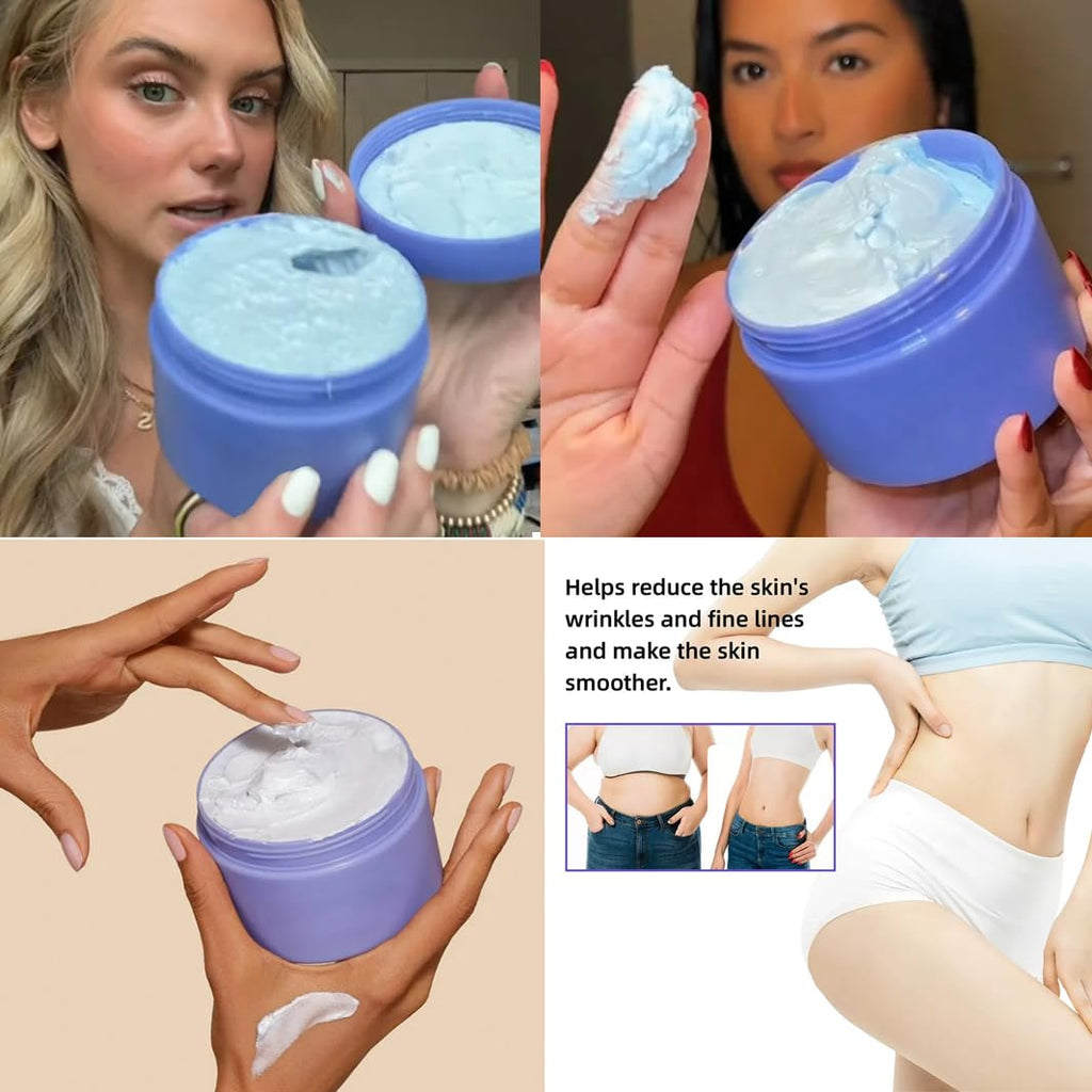 Dream Night Firming Cream,Get Dreamy Overnight Toning Whip,Firming and Moisturizing Cream for Loose Skin, Suitable for Orange Peel Tissue of Thighs, Buttocks and Arms-Firming Skin During Sleep