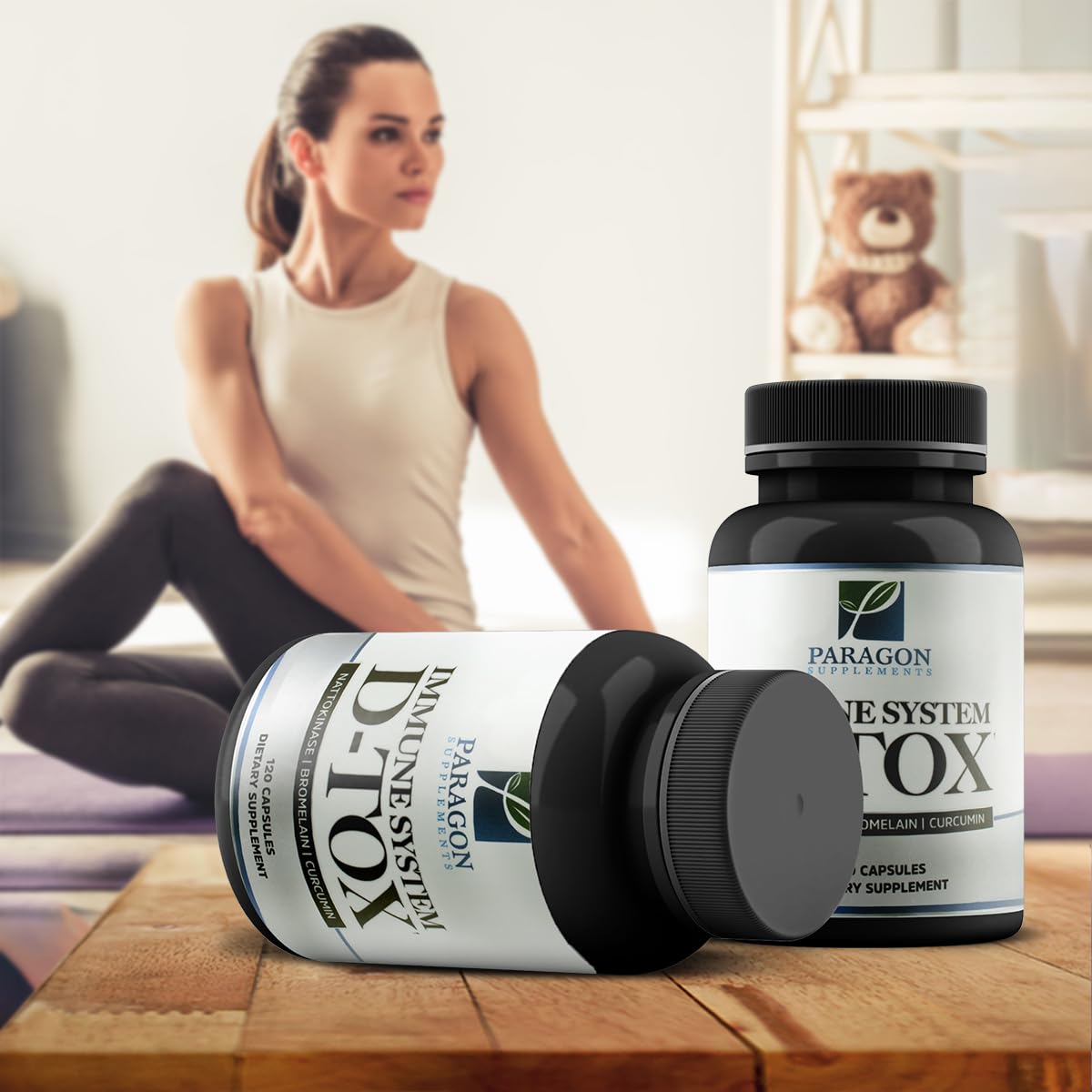 Spike Protein Removal - Original Spike Detox Formula with Nattokinase, Bromelain & Curcumin - 3-in-1 Immune System Supplement - Non-GMO, Vegan, Gluten-Free, Made in USA - 120 Capsules (30 Day Supply)