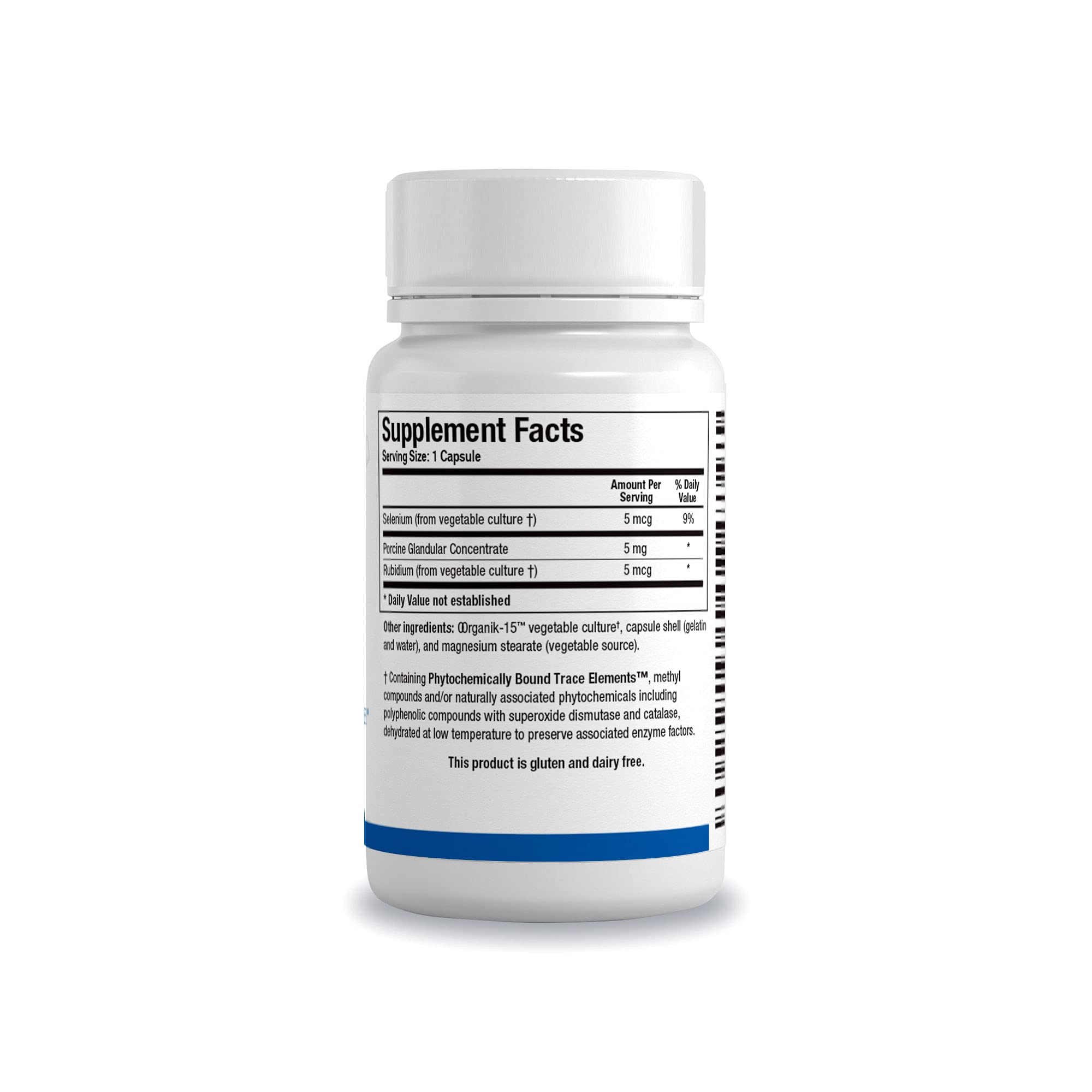 Biotics Research GTA – Selenium Supplement with Rubidium, Porcine Glandular, Endocrine Glands Support, Optimal Hormonal Balance - SOD, Catalase, Phytochemically Bound Trace Elements™ - 90 Capsules