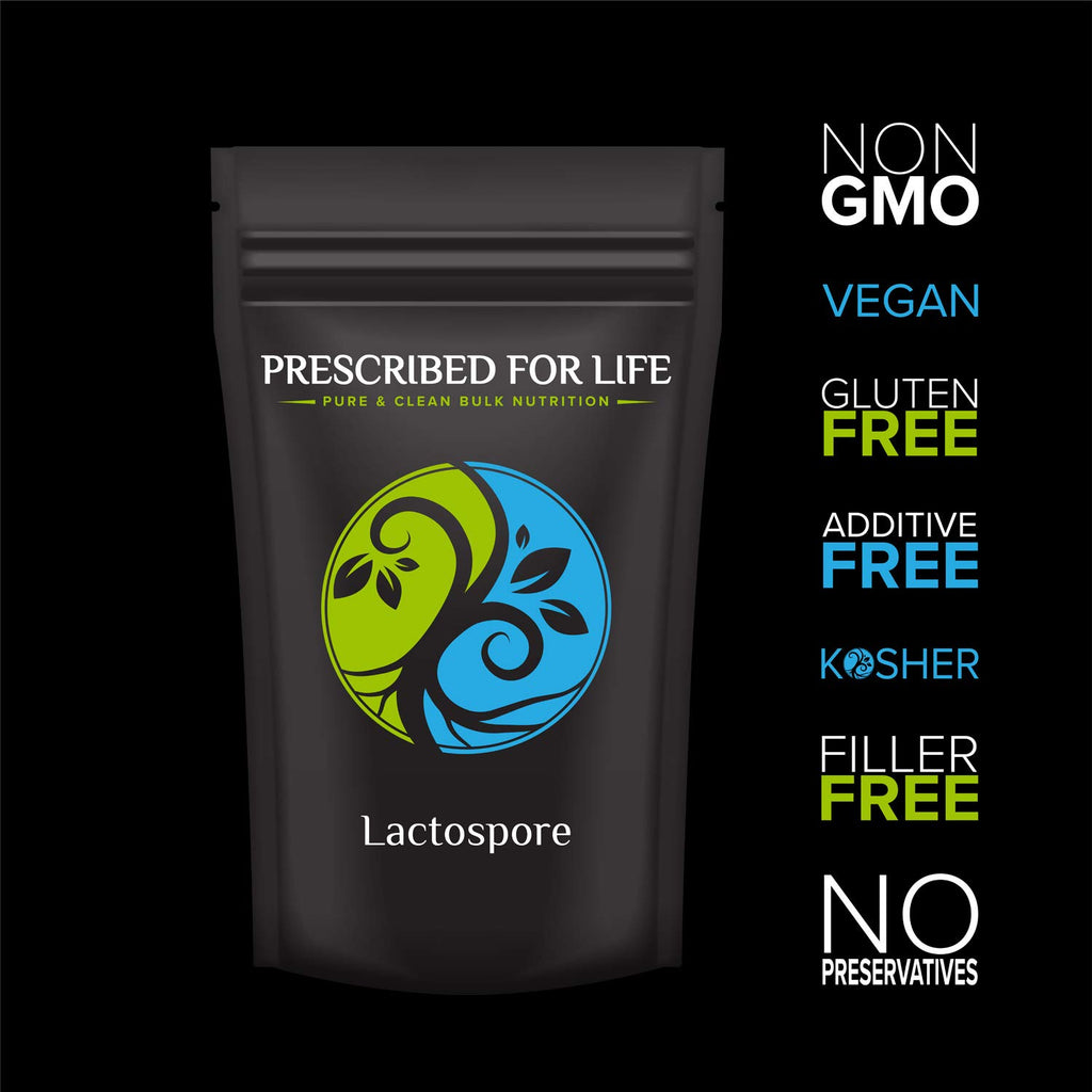 Prescribed For Life Lactospore (R) | Temperature Stable Probiotic Powder for Gut Health | Lactobacillus Sporongenes Digestive Nutritional Supplements | Vegan, Gluten Free, Non GMO (12 oz / 340 g)