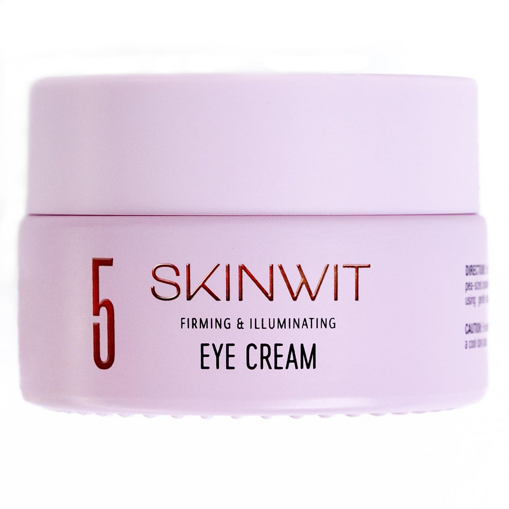 SKINWIT Under Eye Cream for Dark Circles & Puffiness with EGF Hyaluronic Acid Peptides & Caffeine – Retinol Eye Cream for Lines & Wrinkles - 0.67 Oz Made in USA