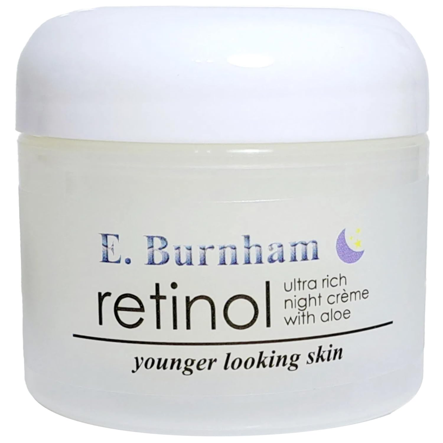 E. Burnham Retinol Ultra Rich Night Créme with Aloe 2 Oz. - Facial Night Cream Moisturizer