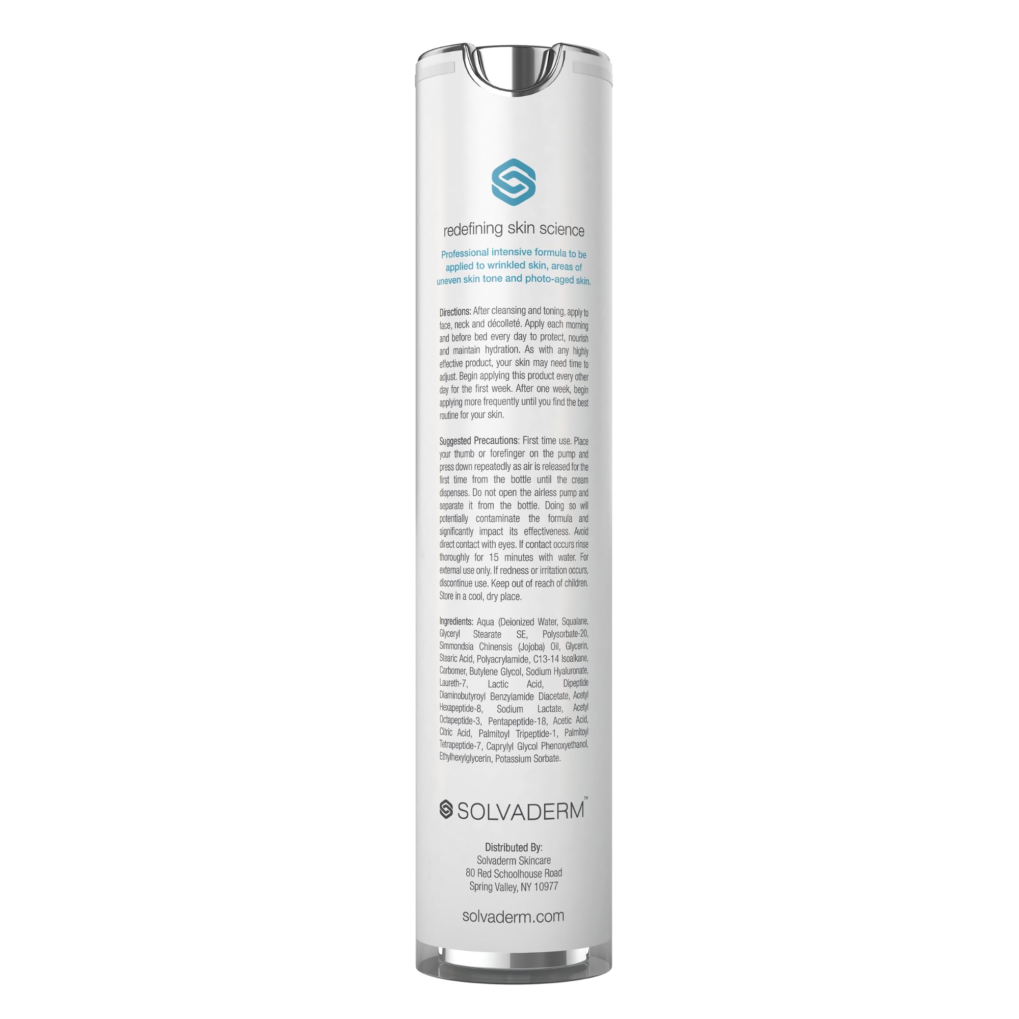 Stemuderm Face & Eye Cream - Anti Aging Skincare - Daily Moisturizer for Fine Lines, Wrinkles & Eyebags - Supports Natural Collagen Production & Elastin - Organic Plant Based Stem Cells - 1.75 fl oz