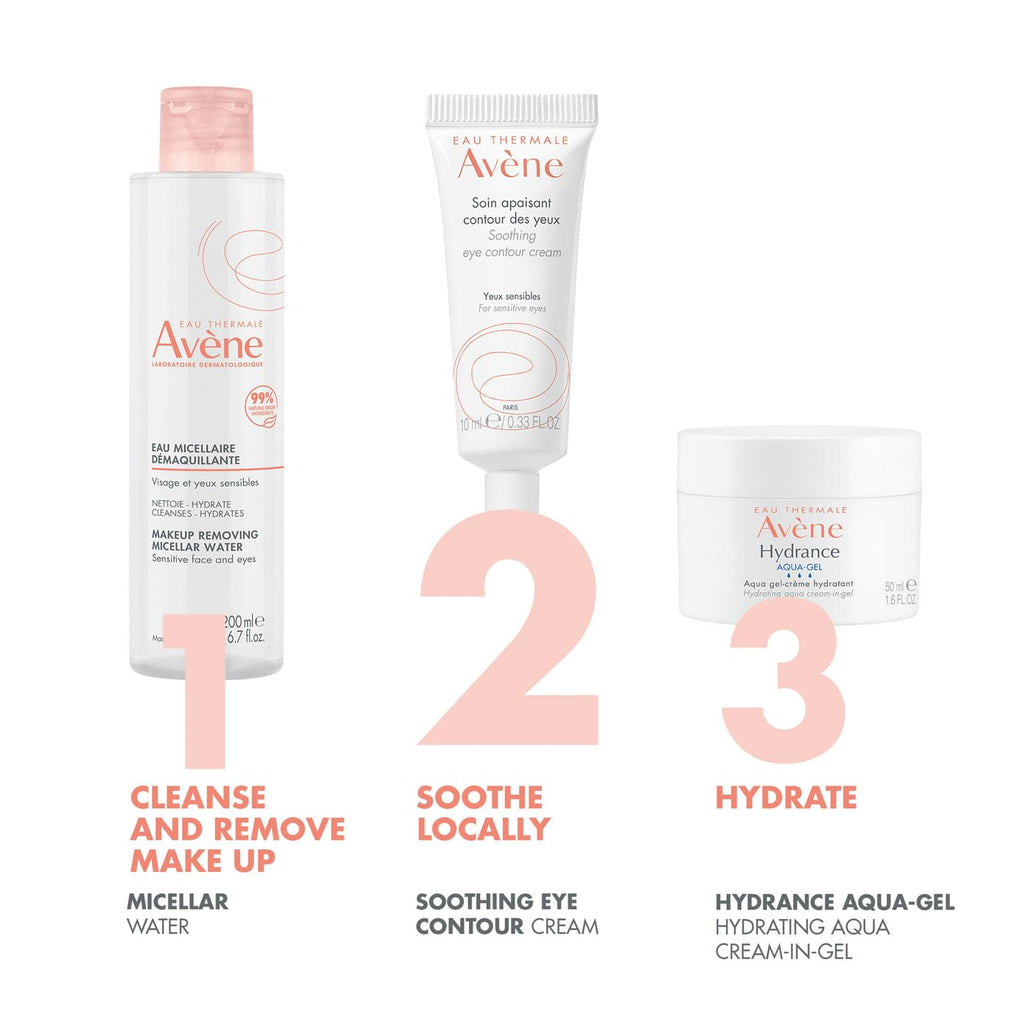 AVENE Essential - Soothing Eye Contour Cream - Ultra-Hydrating & Depuffing - With Avène Thermal Spring Water - Reduces Sensations of Tightness - Fragrance-Free - Sensitive Eyes - 10 ml
