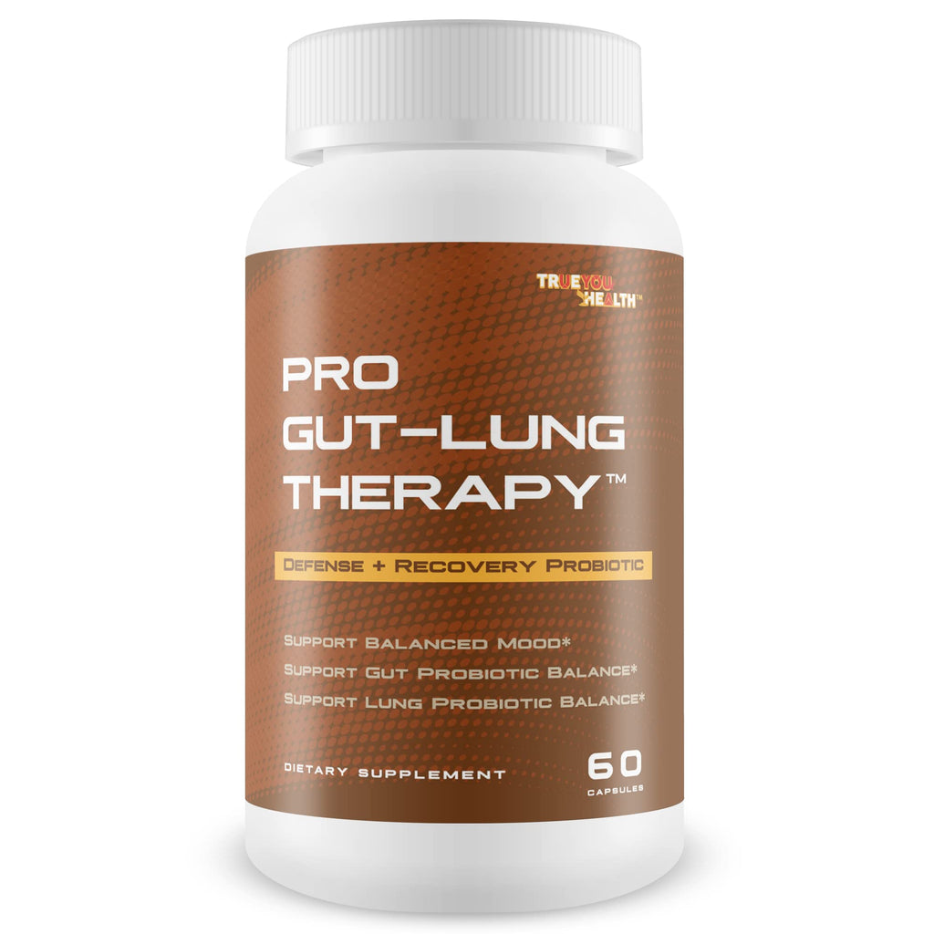 Pro Gut-Lung Therapy - Probiotic Mood Support - Defense + Recovery Probiotic - Support Balanced Mood - Support Gut Probiotic Balance - Support Lung Probiotic Balance - Overall Health Support
