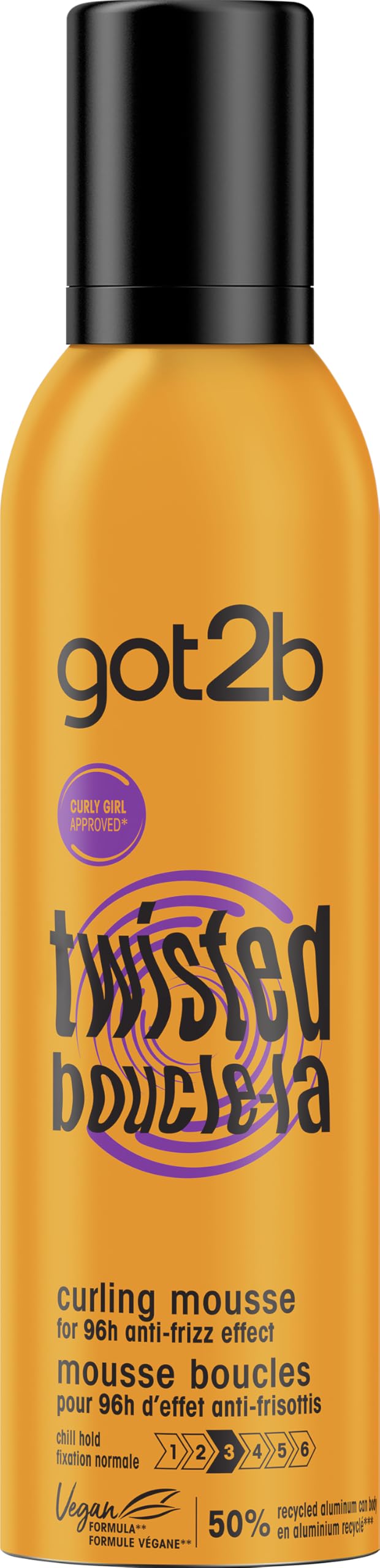 got2b Hairdressing foam for hair - curls - 250 ml.