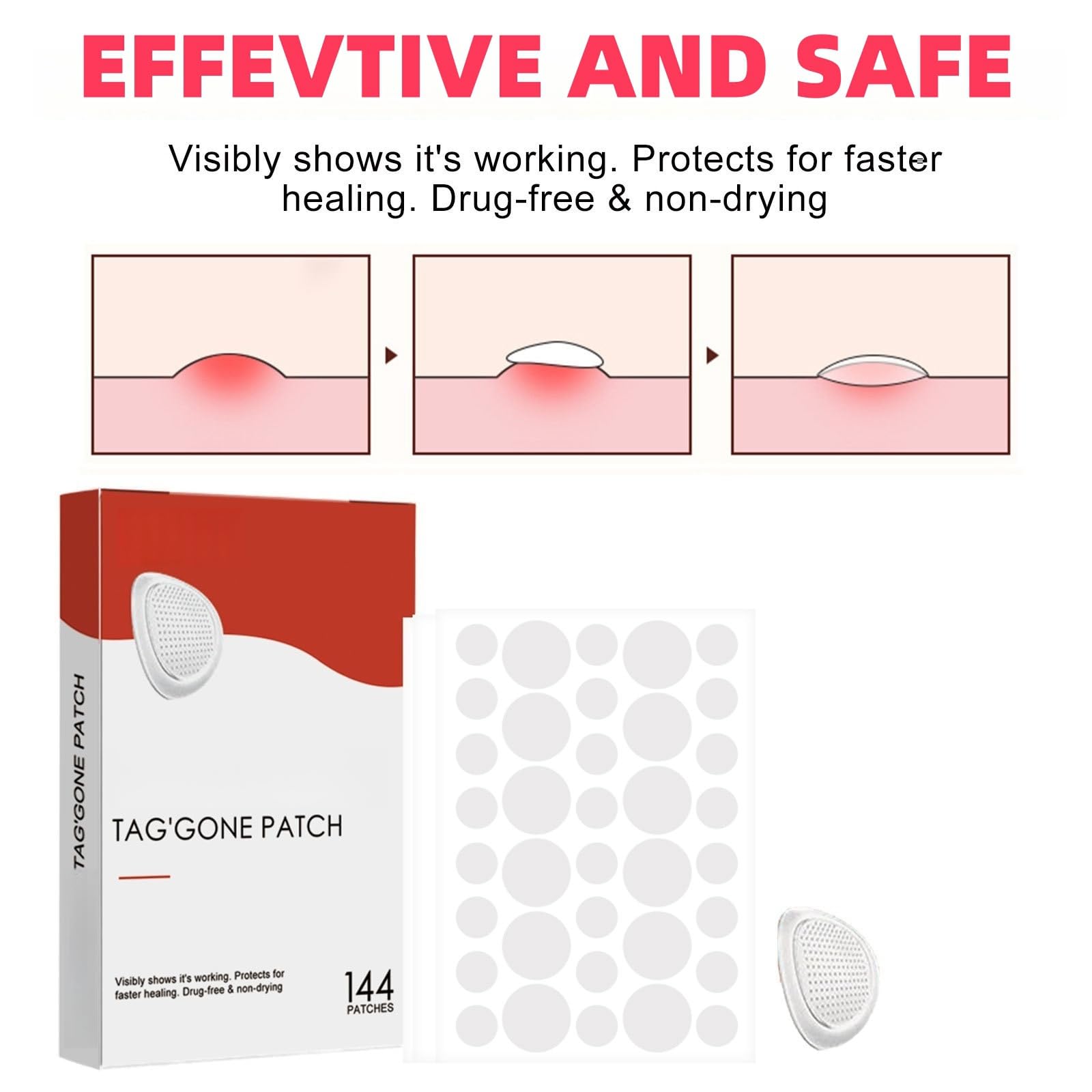 288PCS T-ag'gone Patch,Spot Stickers,Nano Patch for Face and Skin,Face Care P/atch,Acne Pimple Patches,Skin T-ag Remover Patches,M-ole Remover,Skin Ta-g P/atches,Skin Ta-g R/emover,W-art Treatment