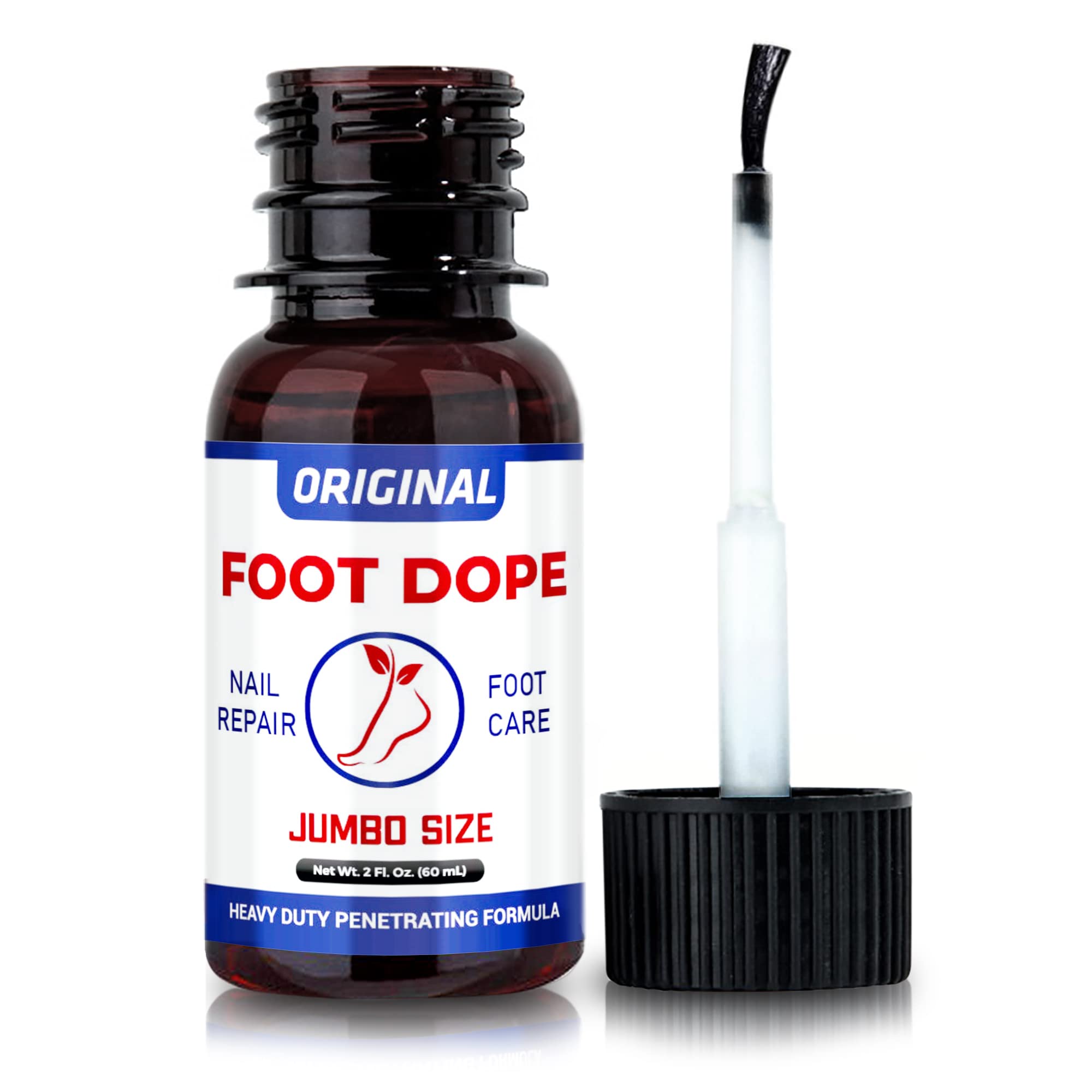 XL FOOT DOPE SNAKEROOT (Ageratina pichinchensis) & TEA TREE - Toenail FungusTreatment - Nail Care and Hardener - Snakeroot Extract,Tea Tree Oil, Oregano Oil, Almond Oil, and Peppermint.