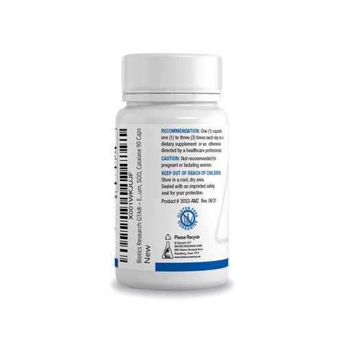 Biotics Research GTA – Selenium Supplement with Rubidium, Porcine Glandular, Endocrine Glands Support, Optimal Hormonal Balance - SOD, Catalase, Phytochemically Bound Trace Elements™ - 90 Capsules