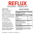 Reflux - Digestive Supplement - Each Tub = 30 Scoops = 30 Servings - Mucosal Support for Acid Issues - with Mucosave FG and Slippery Elm Bark (1 Tub)