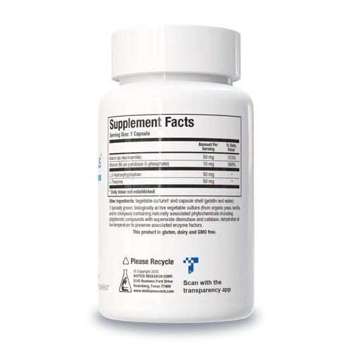 Biotics Research Neuro 5 HTP Plus Neurological Support, Calm Brain Activity, Healthy Sleep Patterns, Overall Sense of Well-Being, Promotes Relaxation, Serotonin Precursor, L Theanine, 90 Capsules