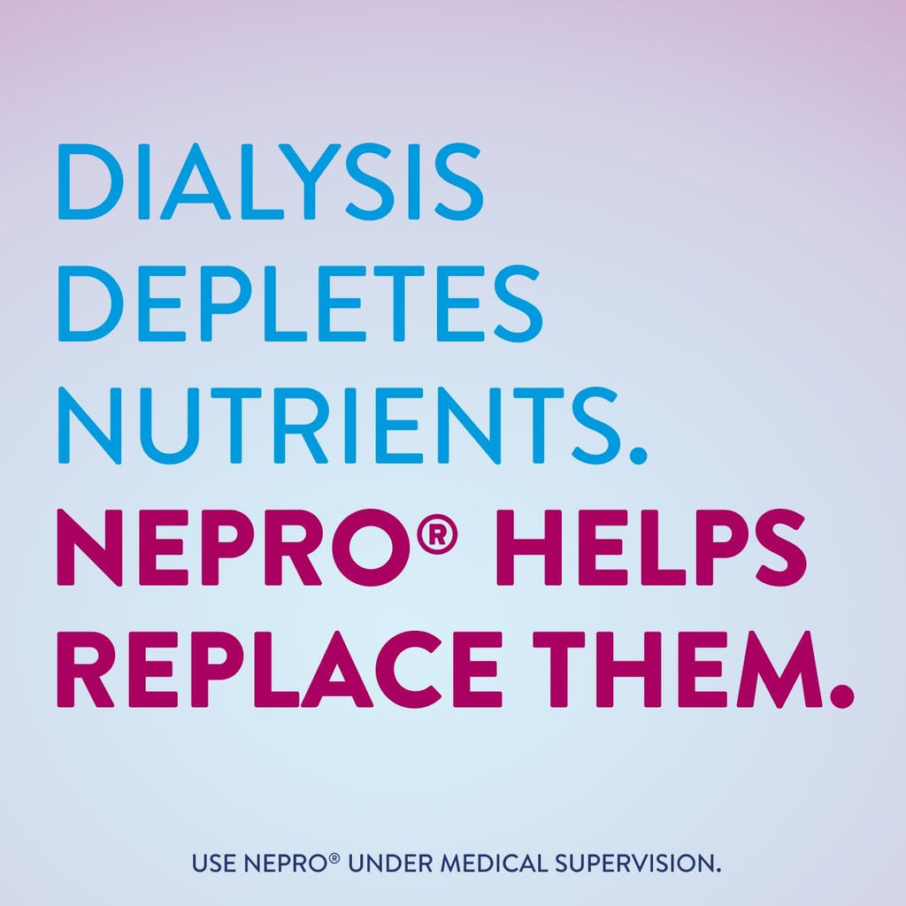 Nepro Nutrition Shake for People on Dialysis, 19g Protein, 420 Calories, Vanilla, 8 fl oz, Pack of 16