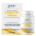 Zane Oregano Oil Softgels, 30% Oregano Oil, 130mg Carvacrol, 60 Softgels