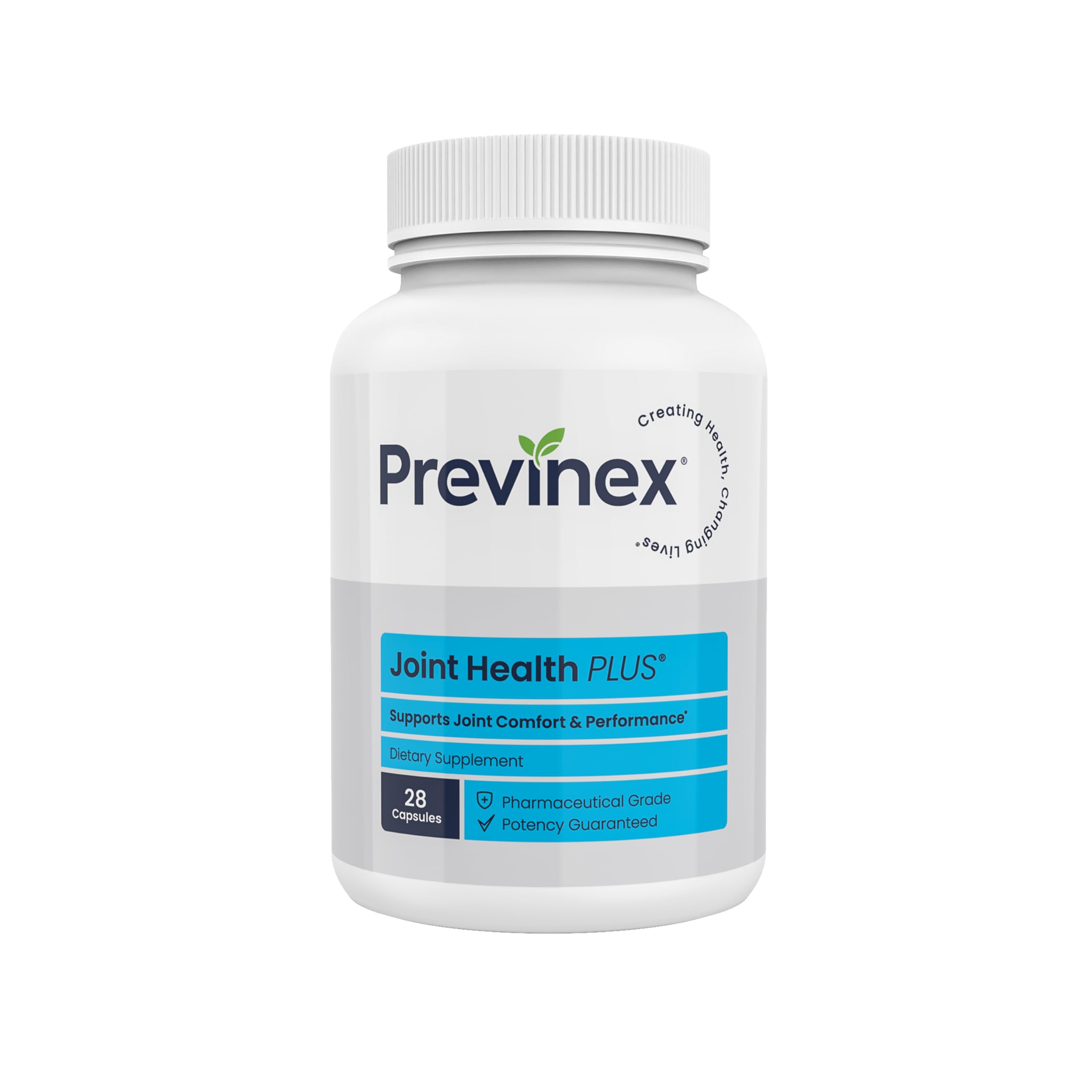 Previnex Joint Support Supplement with Natural Eggshell Membrane, Glucosamine Chondroitin, Collagen, Hyaluronic Acid, and Boswellia for Joint Health, Flexibility, and Mobility - 4-Week Supply