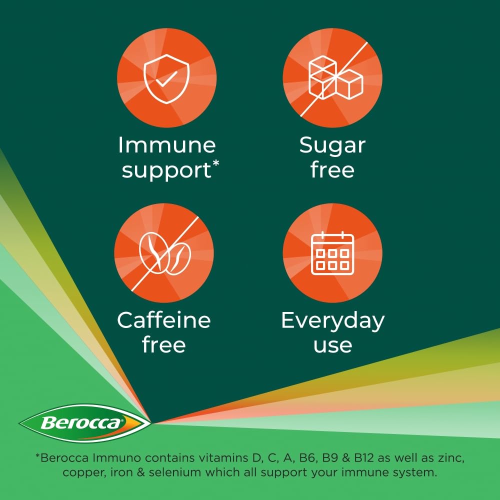 Berocca Immuno 15s X 4 Packs (60 Tablets)