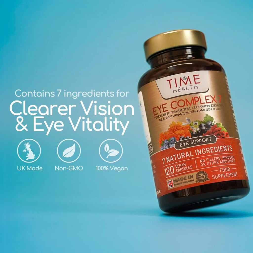 Eye Complex 7-120 Capsules - Lutein, Meso-Zeaxanthin, NZ Blackcurrant