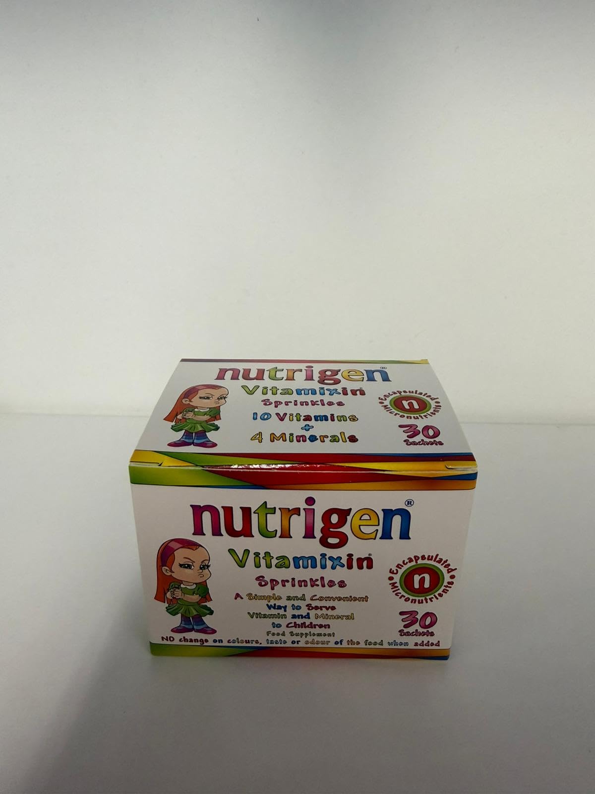 Nutrigen Vitamixin Sprinkles – multivitamin and Mineral Powder for Toddlers and Young Children. Encapsulated micronutrients to Improve Acceptance and Effectiveness in The Body, 30 sachets