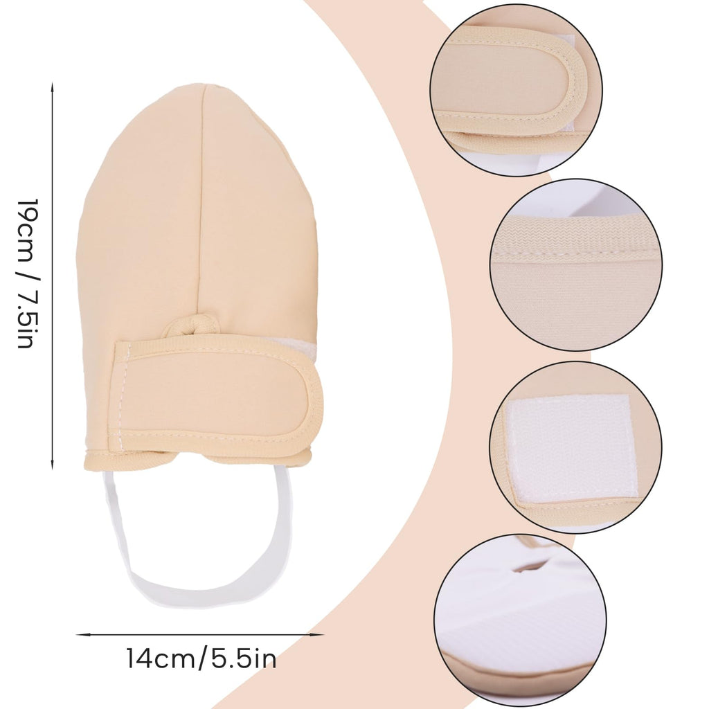 2Pcs Castor Oil Pack for Feet, Castor Oil Pack Wrap Kit Organic Cotton Reusable, Organic Castor Oil Wrap for Toes,Caster Oil Pack Wrap Kit Relieve Foot Muscles Pain (Oil Not Included)