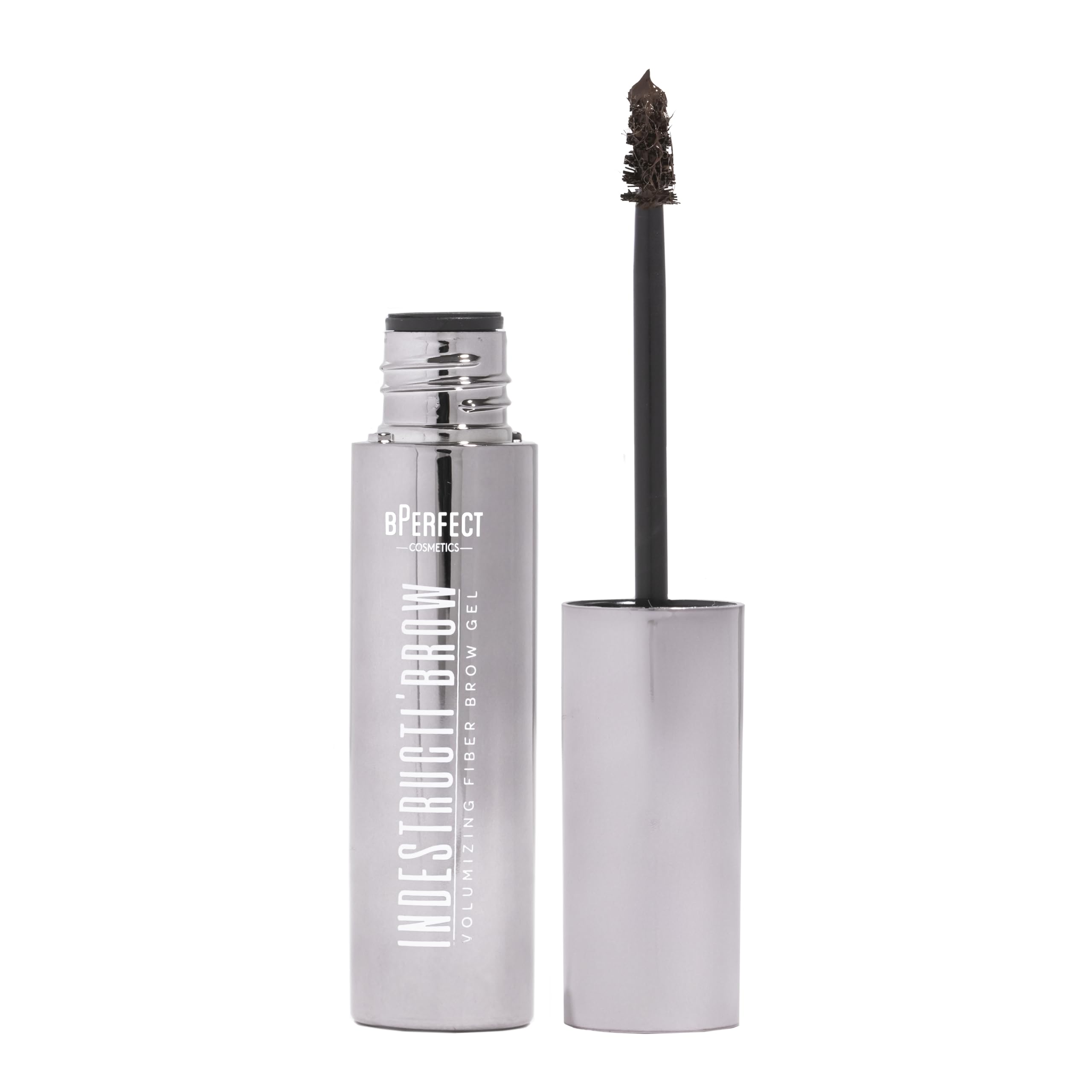 BPerfect Indestructi’Brow – Brow Fiber Gel Mascara with Sweat-Proof Microfibres for Volume, Hold & Colour – Ash Brown (For Silver, Ash Blonde & Dark Brown Hair), 8ml
