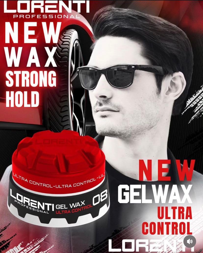 LORENTI Styling Hair Wax Pro-Vitamin B5 Men Collection Strong Hold (Spider Wax) 150ml