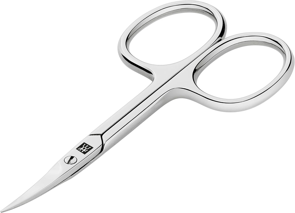 ZWILLING Cuticle Scissors (precise cut for skin remnants, sharp pointed blade, hypoallergenic), Polished, Silver, 3.5 inch