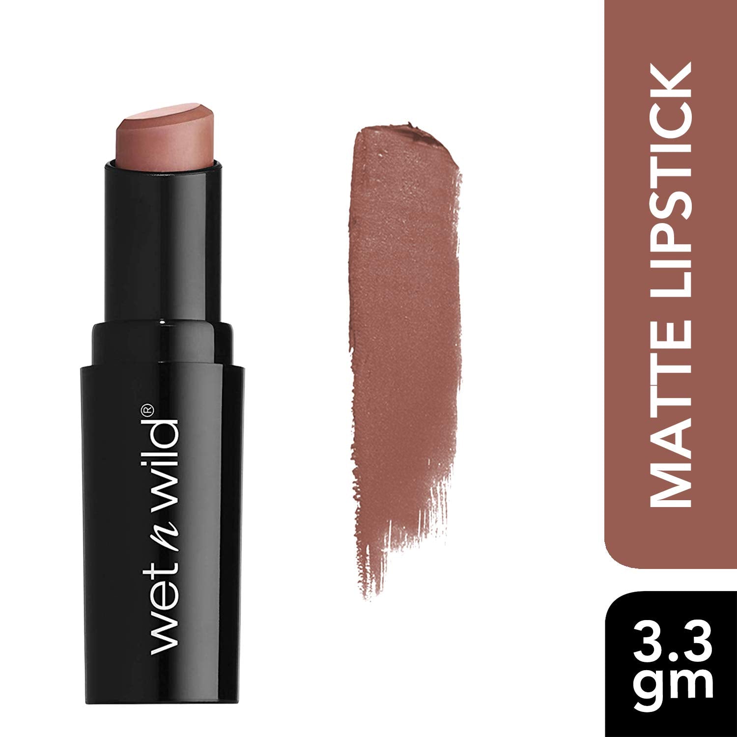 Wet N Wild Megalast Lip Colour - Highly Pigmented and Long-Lasting Lip Colour, Rose the Matter, 1 Piece, 3.6 g
