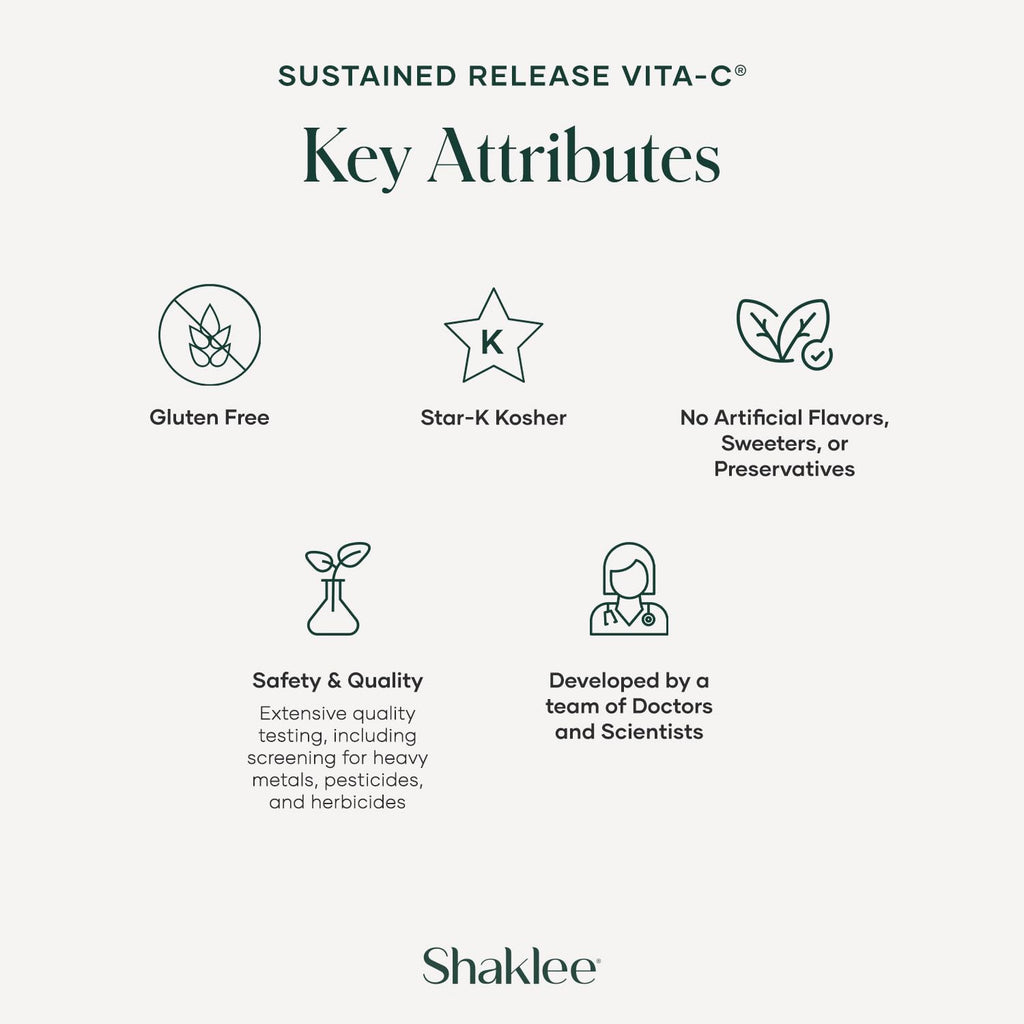 Shaklee - Sustained Release Vita-C® 500 mg - 180 Tablets