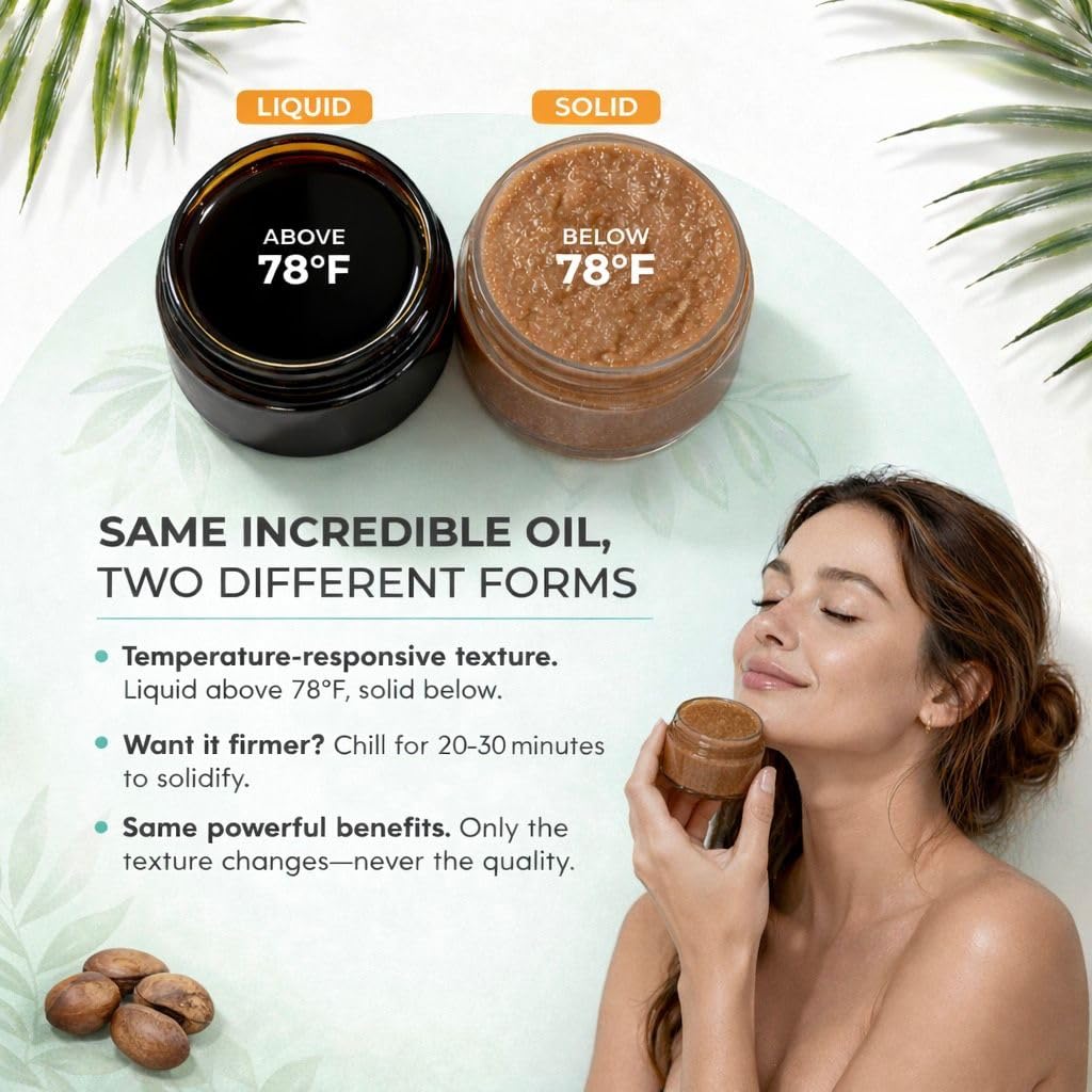SPOILD Raw Batana Oil for Hair Growth - 100% Organic & Unrefined, Sourced from Honduras - Hair Thickening & Strengthening Oil - Reduces Hair Loss, Adds Shine & Repairs Damaged Hair, 2 oz