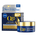 NIVEA Q10 Anti-Wrinkle 60+ Extra Nourishing Night Cream (50ml), Deeply Restoring Anti Wrinkle Face Cream for Intense Hydration, Boosts Collagen and Firms Skin, Dry to Very Dry Skin