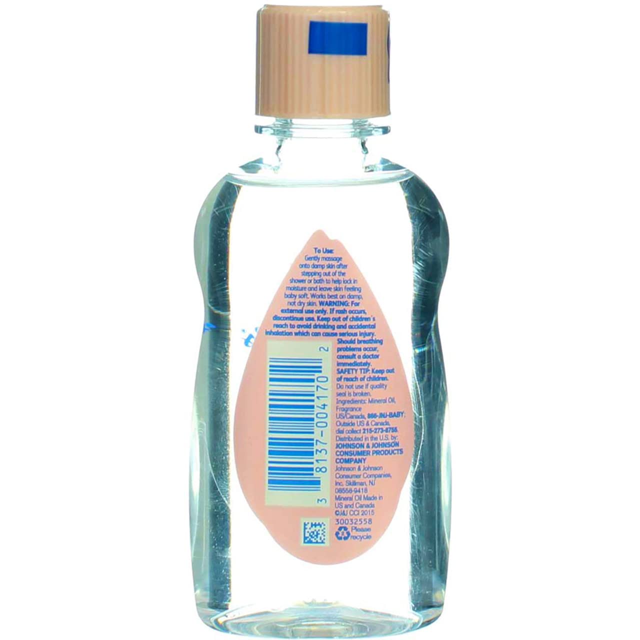 JOHNSON'S Baby Oil 3 oz (Pack of 12)