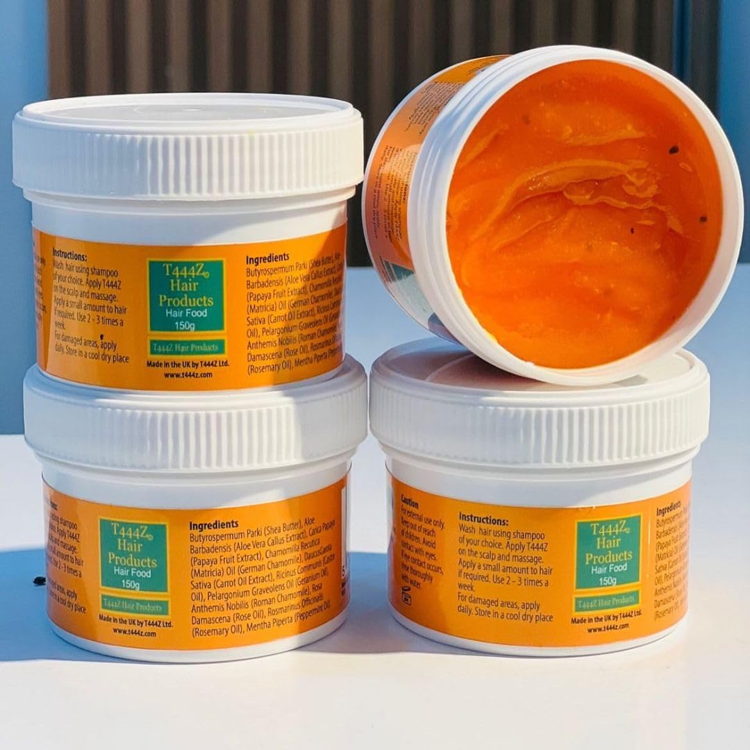 T444Z HAIR PRODUCTS: T444Z HAIR FOOD CREAM for Rapid Hair Growth Volume, Thickness by T444Z HAIR PRODUCTS