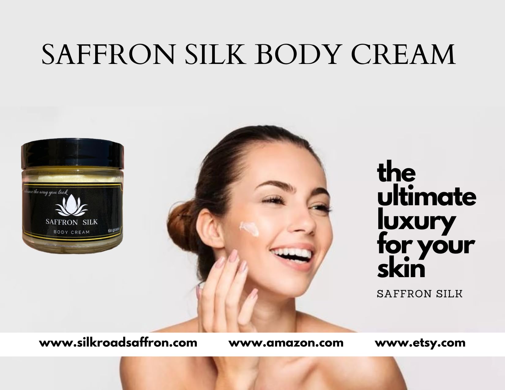 SAFFRON SILK BODY CREAM (60 gram / 2 oz)