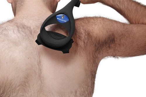 baKblade 2.0 PLUS - Back Shaver for Men (DIY), Ergonomic Handle, Shave Wet or Dry (Extra Blades Included)