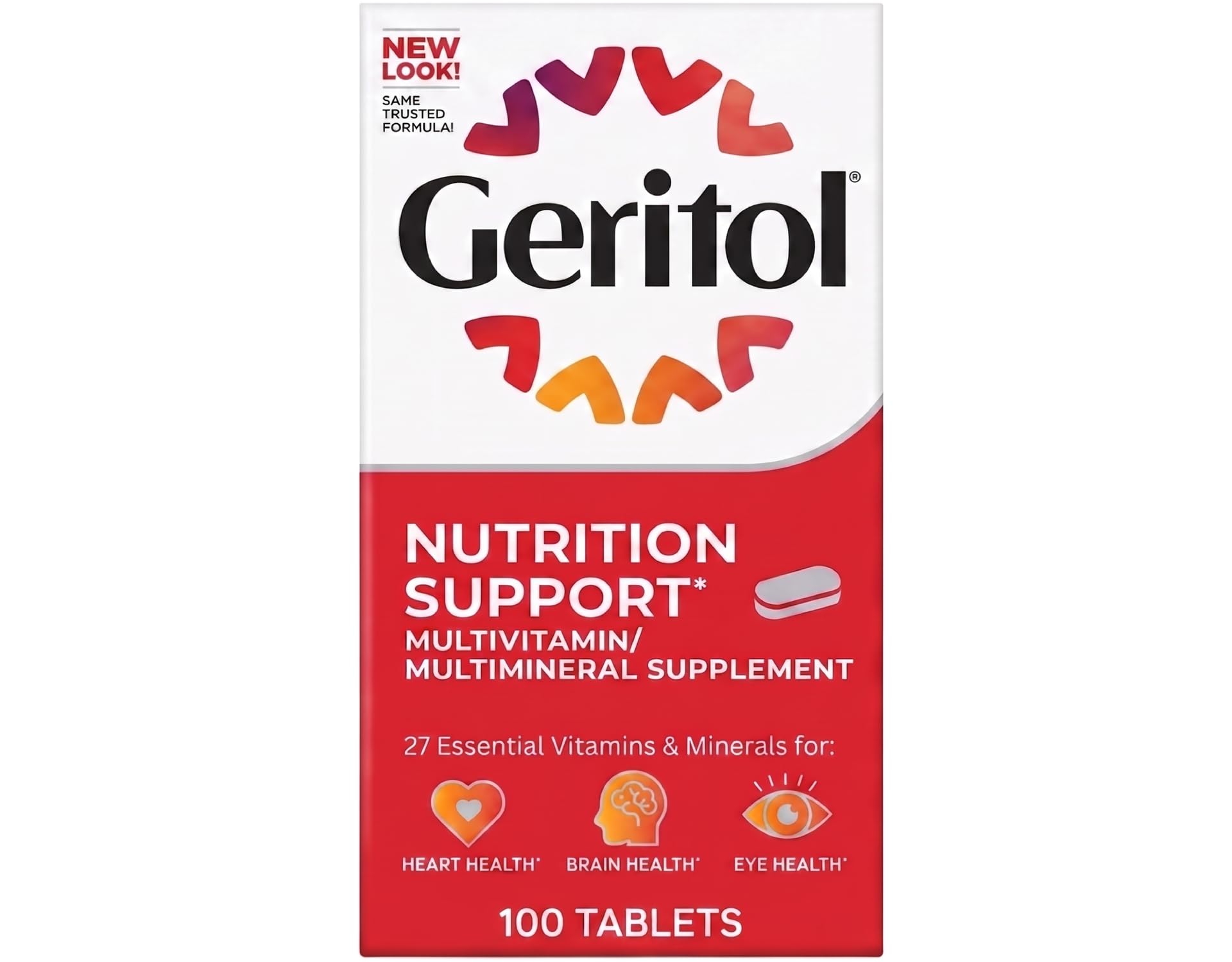Geritol Multivitamin Tablets 100 TB - (Pack of 2)