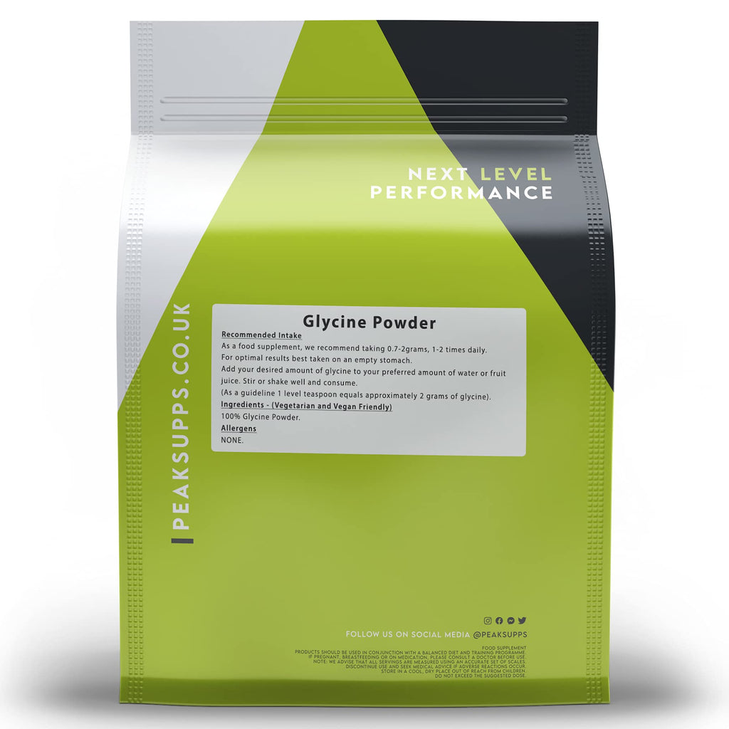 Glycine Powder 250g | Pure L-Glycine | Vegan Friendly, GMO Free