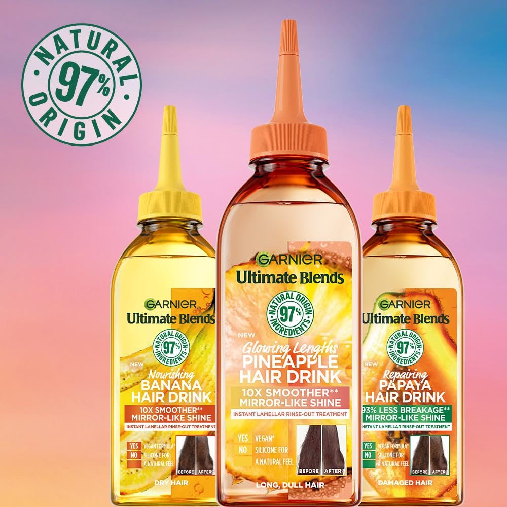 Garnier Ultimate Blends Glowing Lengths Pineapple Hair Drink 200ml